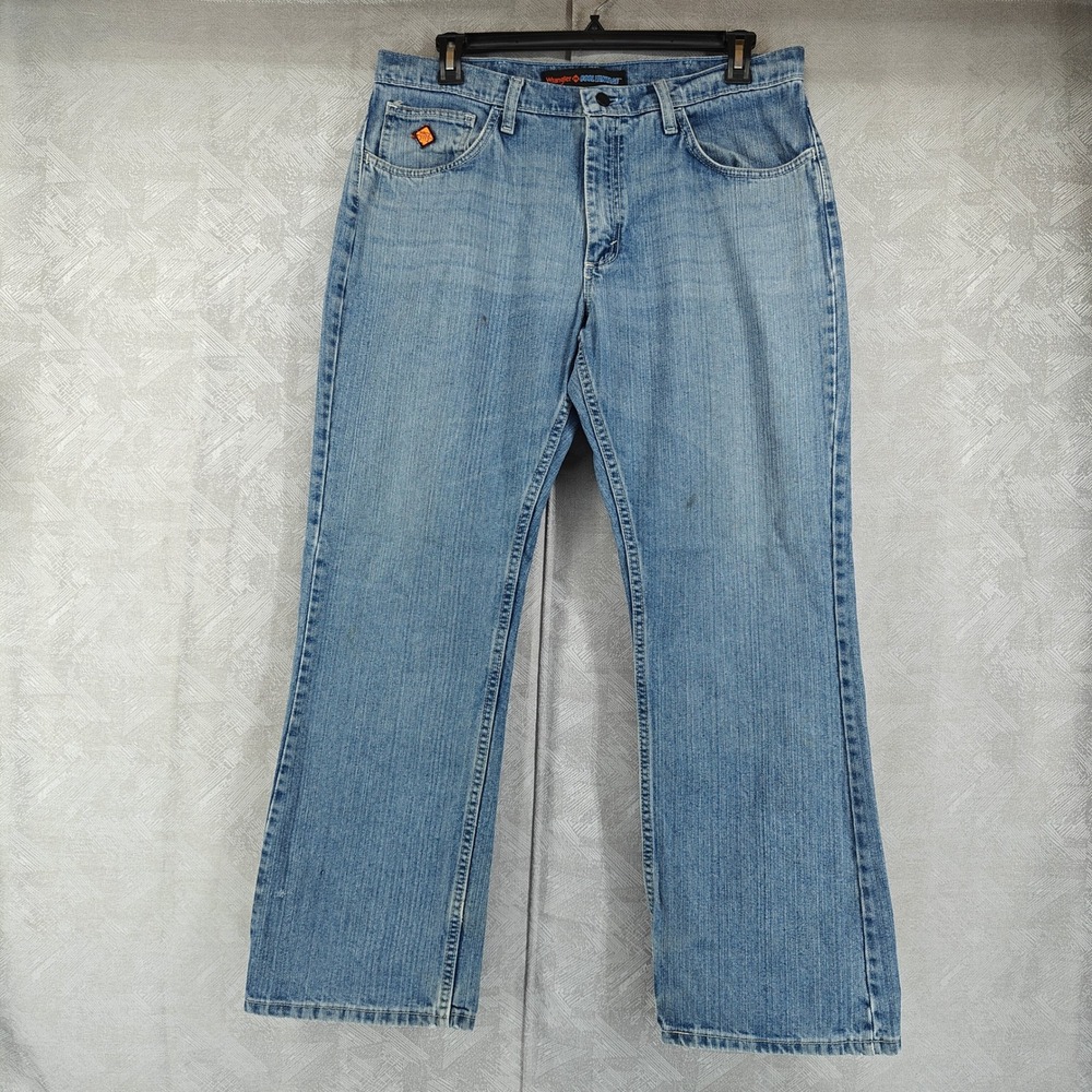 Wrangler FR Jeans 36x32 Mens Cool Vantage 20X HRC2 NFPA 2112 Work Denim FRCV42V